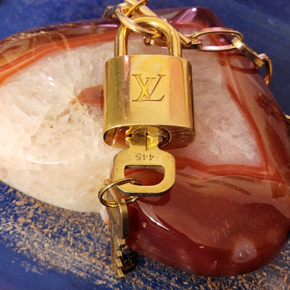 Louis Vuitton Gold Padlock #445